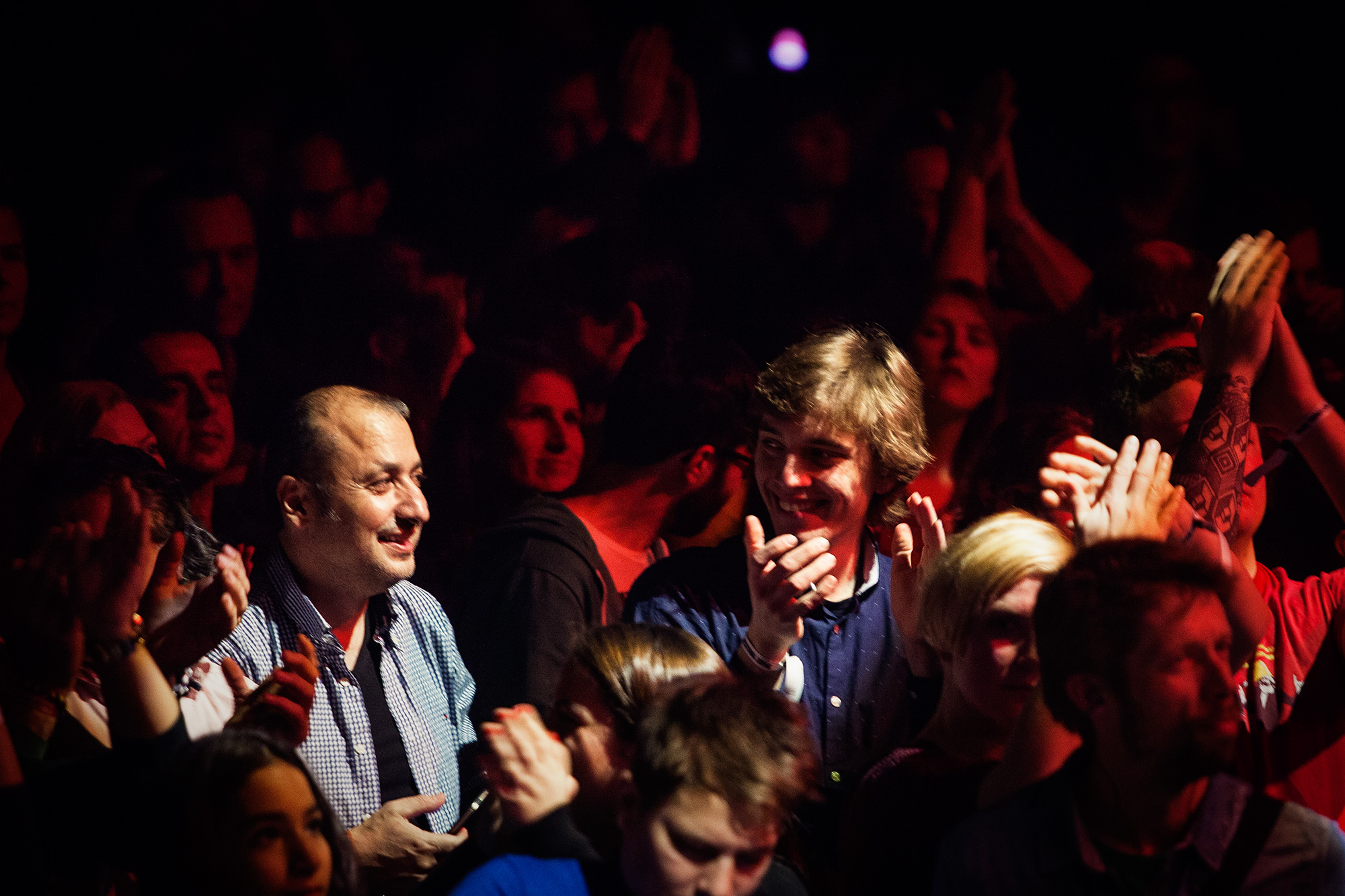 A photo of the audience during Selda Bağcan's performance. Juri says about the photo: &ldquo;An older Turkish man and this younger traditional LGW visitor&mdash;they looked at each other with such joy.&rdquo;